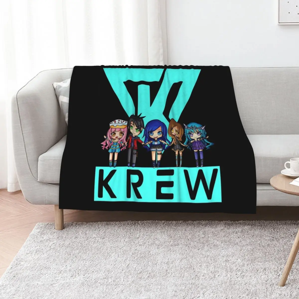Фото Плед Krew, устойчивый к выцветанию, прочный плед №1