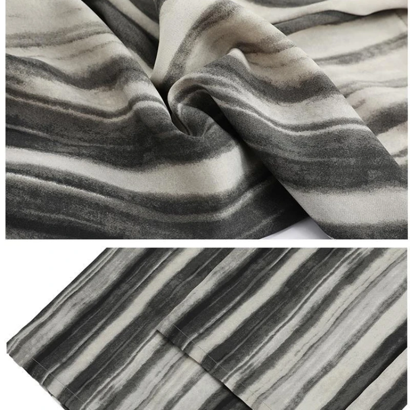 Сотни брюк с широкими штанинами женские драпированные тонкие летние брюки