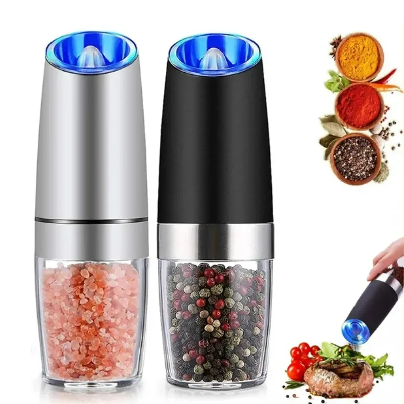 

Induction Automatic Salt Shaker Grinder Machine, Kitchen Spice Mill Tools, Coffee Herb Pepper Mill Grinders - High Quality & Eas