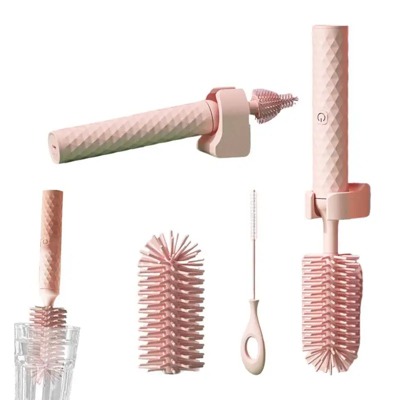 

Автоматическая щетка для бутылки, перезаряжаемая щетка для бутылки со сменной щеткой, бытовые товары для ухода за ребенком, для обычной чашки для воды