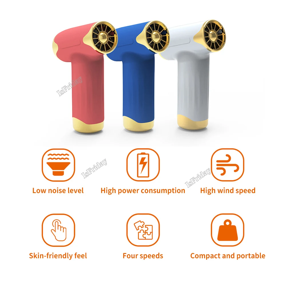 Мини-Турбо-вентилятор Ручной мощный пылесборник высокоскоростной турбинный фен