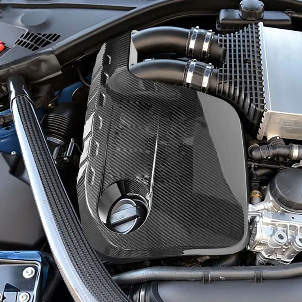 Фото Крышка двигателя из сухого карбона для BMW F87 M2C F80 M3 F82 F83 M4 2014-2020, передний капот, обвес из стеклопластика, стайлинг кузова автомобиля №4