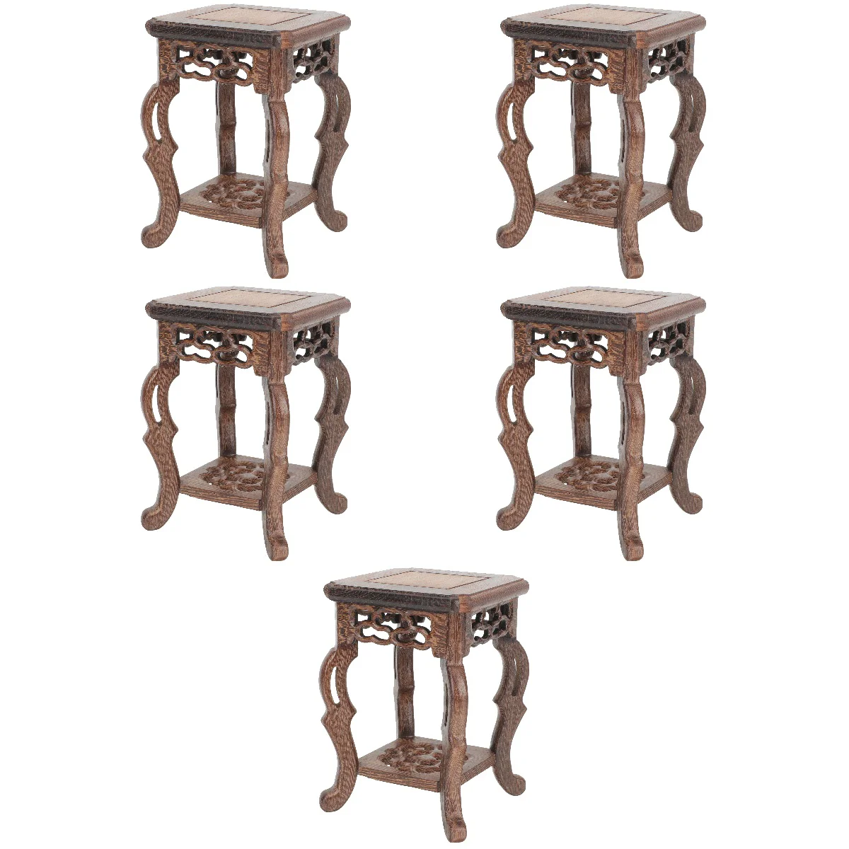 

5 шт., деревянные подставки для цветочных Горшков