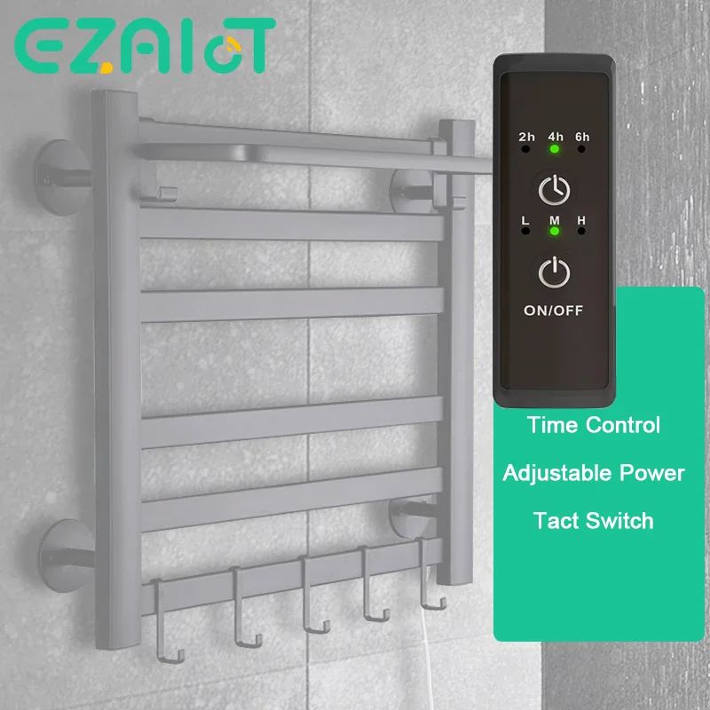 Rack Dryer Electric Thermostat Heater For Bathroom Towel Rail Bathroom Accessories