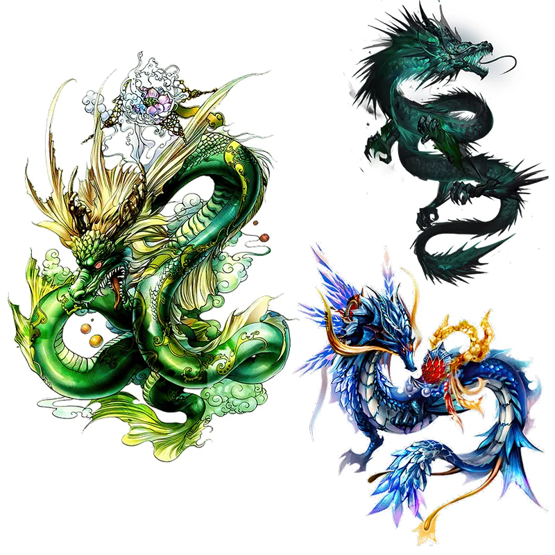 

Solemn Dragon Classic Fine Art Wall Stickers Creative Car Stickers Car Body Decoration Car Stickers