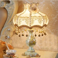 european style table lamp bedroom bedside lamp living room wedding decoration study lamp creative floor lamp