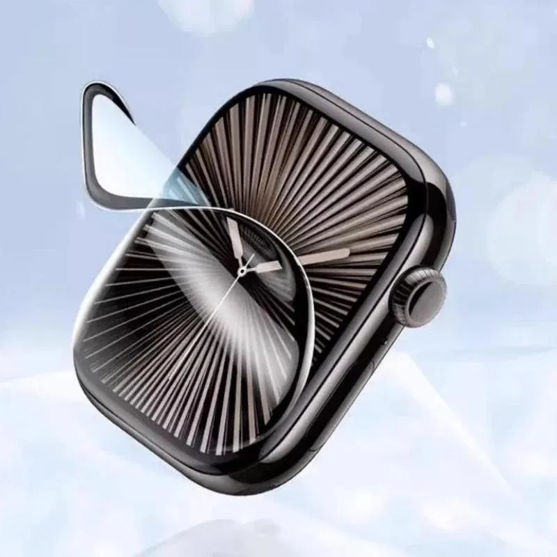 Мягкая Защитная Пленка 9D С Полным Покрытием Для Apple Watch Series 9 Из Закаленного Стекла