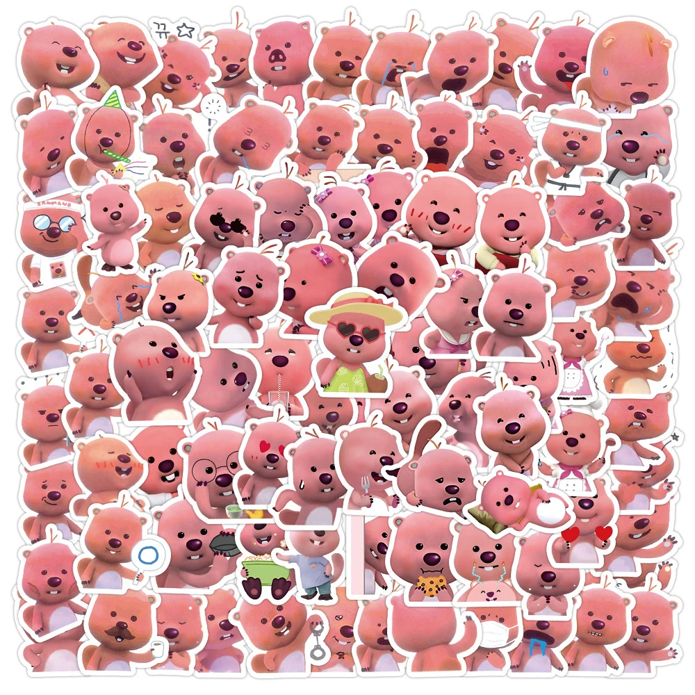

10/50/100PCS Cute Anime Loopy Stickers Kawaii Girls Decoration Decal Waterproof DIY Stationery Phone Laptop PVC Cartoon Sticker