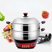 kitchen stainless steamer cooker dim sum dumpling rice noodle roll cooking food fish steamer pot electric dampf topf cookware
