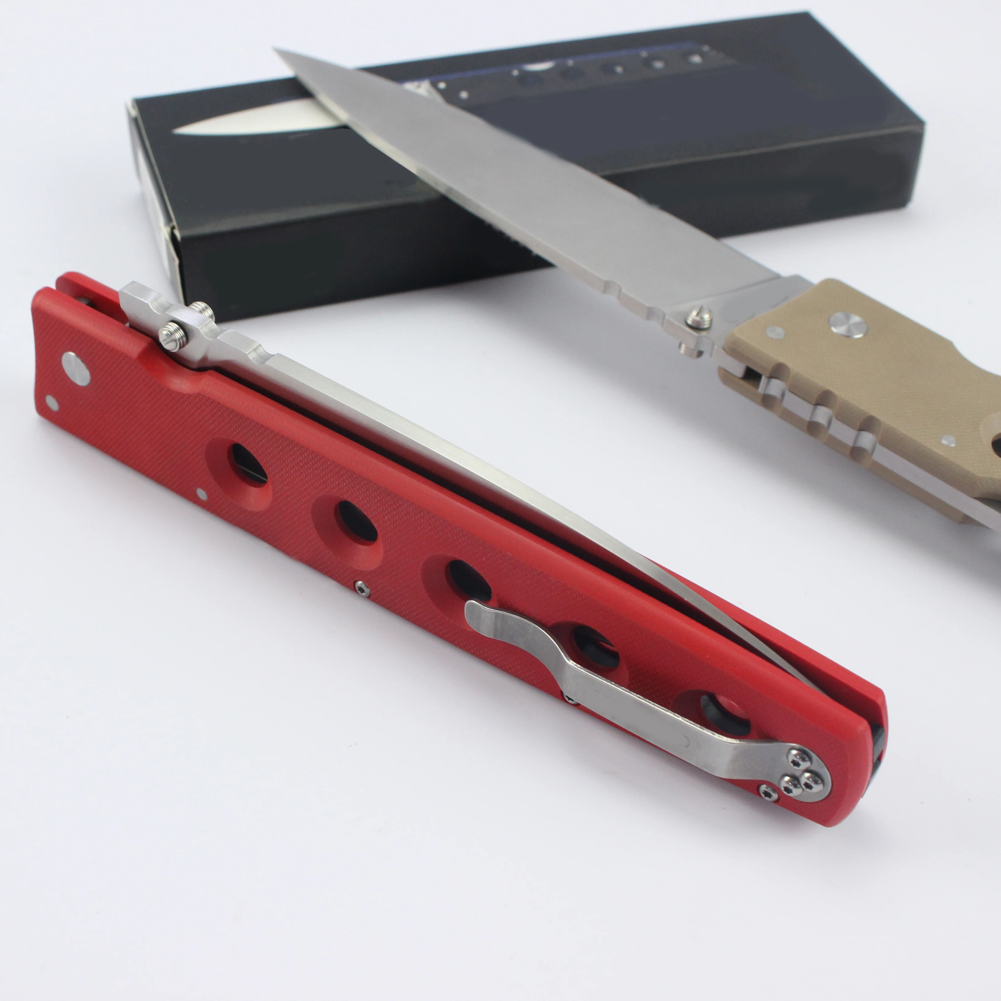 Складной тактический нож в стиле милитари большой S35VN стальной охотничий для