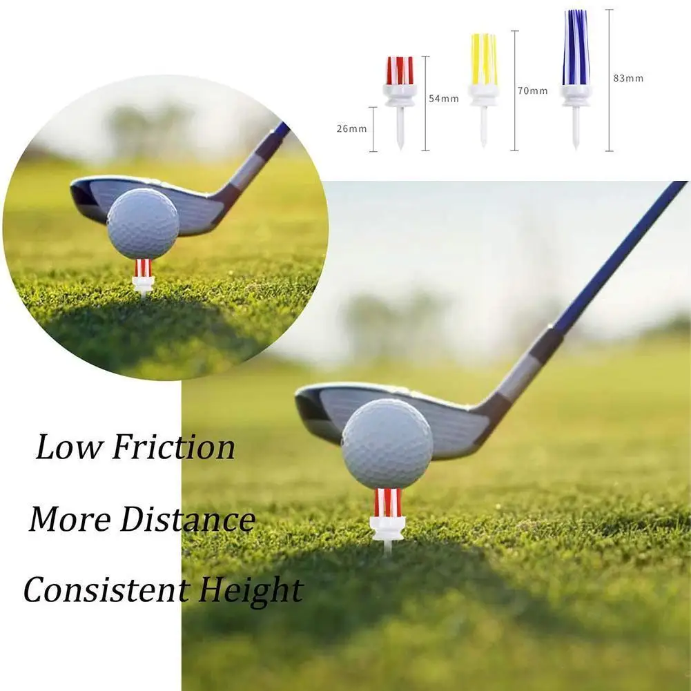 

Plastic Bristle Golf Brush 3pcs 62mm/2.44" Tees Driver Golf Training Tee Aids Practice Random Training Colors Golf Hairbris I3r3