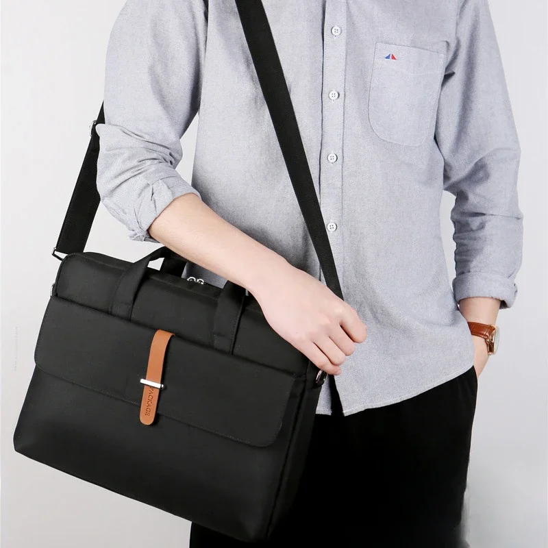 Модный деловой портфель для мужчин и женщин ручной с защитой от падения
