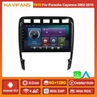 Автомагнитола для Porsche Cayenne 2002-2010, 8 ядер, Android 11, GPS-навигация, мультимедиа, Dvd, стереомагнитофон, Wi-Fi, BT, IPS, Разделенный экран