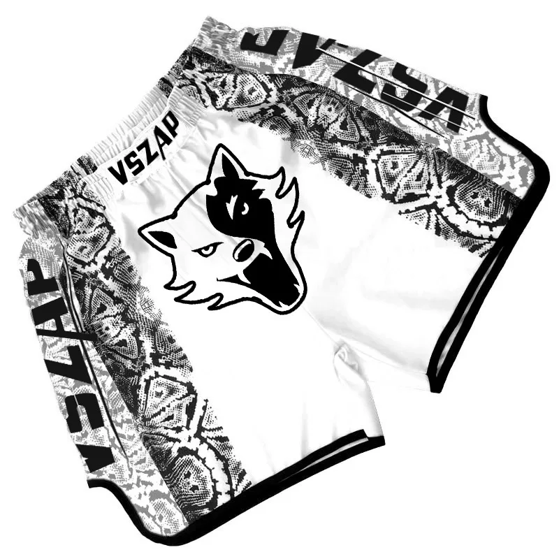 New MMA Shorts Comfort Quick-dry Muay Thai Kick Boxing Pant Men Fight Grappling Sportswear Wholesale