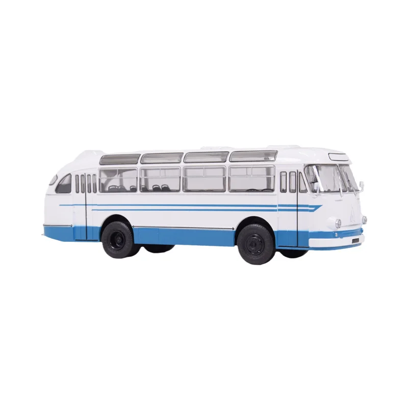 

1/43 scale alloy die-casting car model Soviet Lviv LAZ third generation medium bus 695E MDSB029 high-end collection family gift