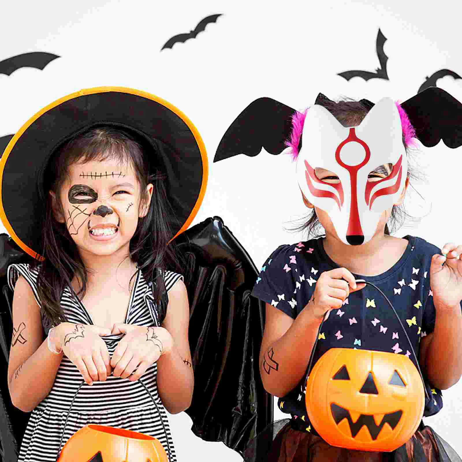 Маска анфас волк костюмы на Хэллоуин маскарад белый EVA вечерние косплей макияж