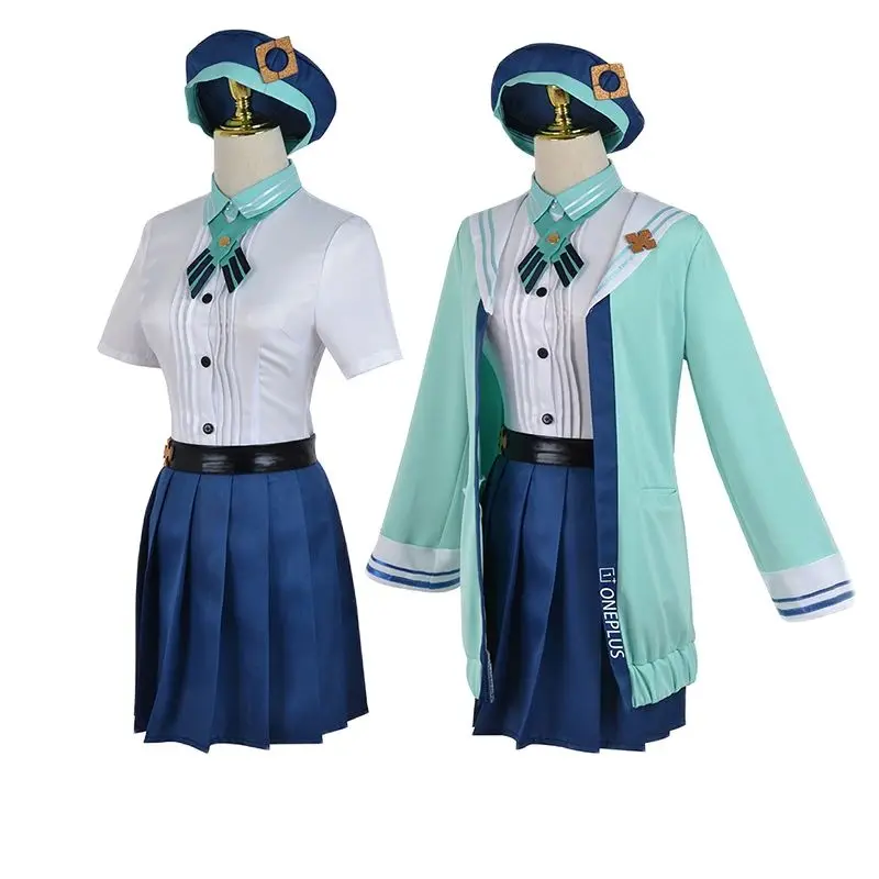 

Hot Game Genshin Impact Cosplay Costume Sucrose Cute JK Uniform Suit Halloween Party Costume Role Play Clothing Set Size XS-XXXL