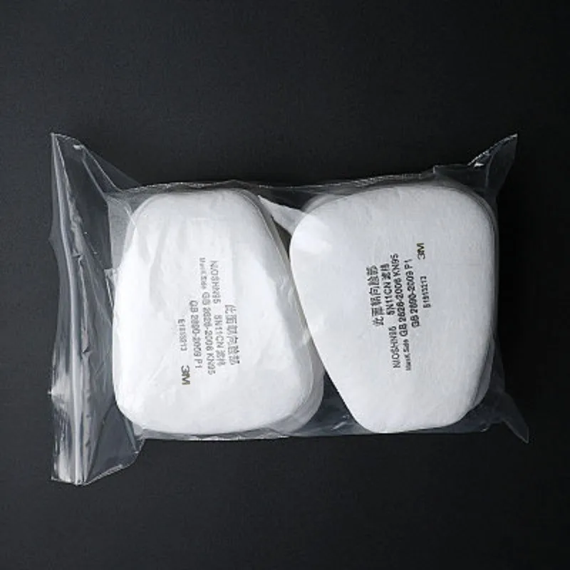 3M Gas Mask Filter 5N11 for 6200 7502 6800 Respirator 10pcs/bag Anti Static High Electrostatic Dust Particulate Protection | Безопасность