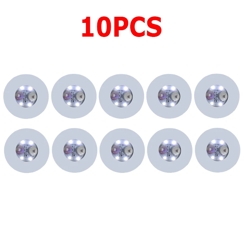 

LED подставки для напитков, 2 шт., пластик, белый