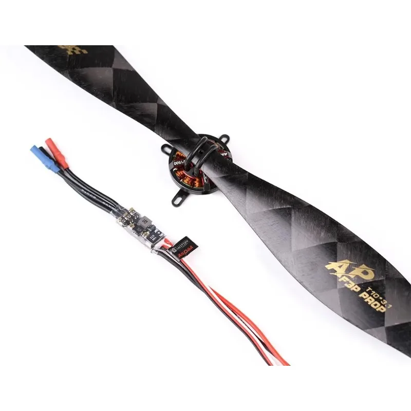 Фото 1-2S ESC для самолета F3P: T-Motor AM06A 6A BLHeli_S, ультралегкий бесколлекторный регулятор скорости для радиоуправляемых моделей самолетов для использования в помещении. №4