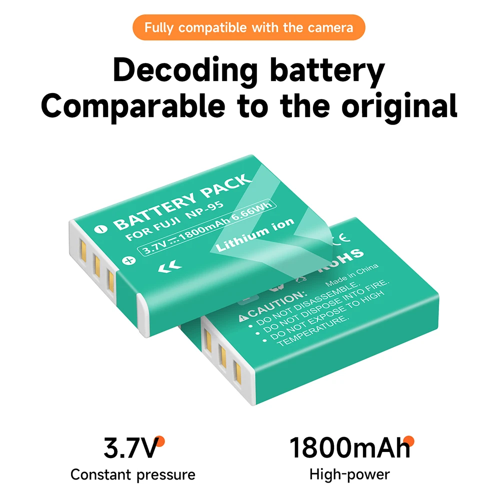 NP-95 Аккумулятор 3 7 В 1800 мАч NP 95 литий-ионный аккумулятор + зарядное устройство типа