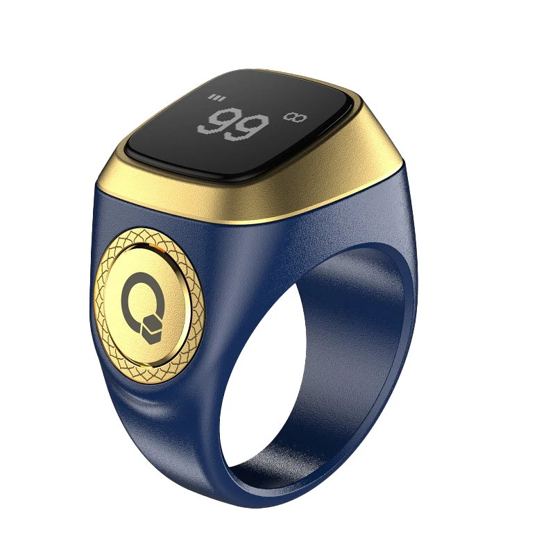 IQibla Smart Zikr Ring: водонепроницаемый цифровой счетчик и напоминание о вибрации Ring Praise