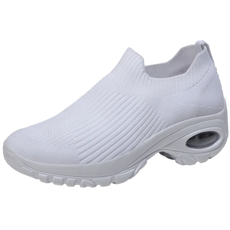 Women Sneakers Casual Elevator Shoes 4cm Heels Breathable Heightening Shoes Mujer Increase  Sports Casual Height Zapato