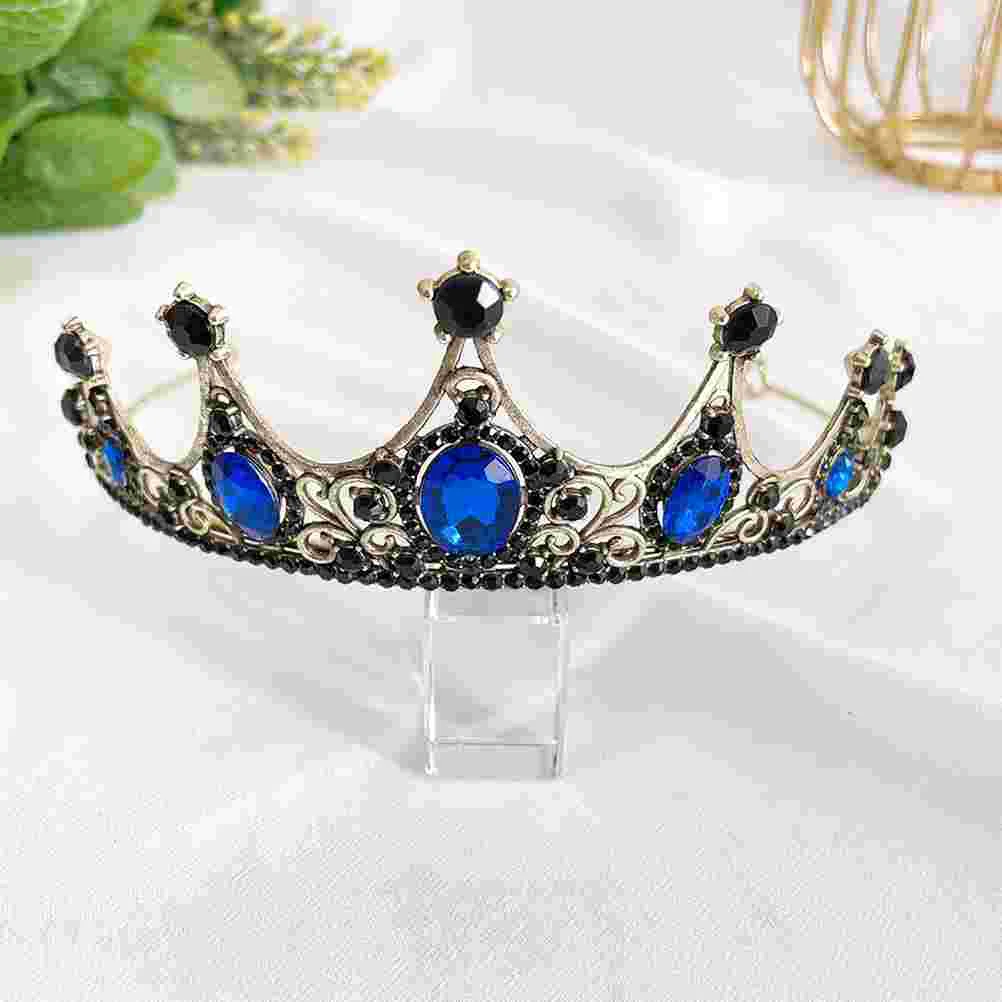 

Headband Crown Child Bride Headpiece Baroque Crystal Princess Crowns Rhinestone