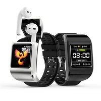smart watch adult bluetooth headset 2 in1 smart bracelet sleep monitoring full screen touch elegant woman watch call siri