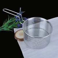 food strainer food grade rust proof stainless steel kitchen strainer deep fry basket for french chips