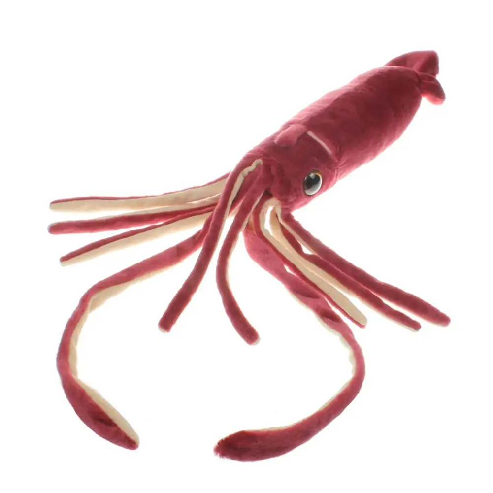 

Squid Plush Doll Simulation Ocean Animal Figure Soft Stuffed Plush Toys For Birthday Gifts Home Decoration