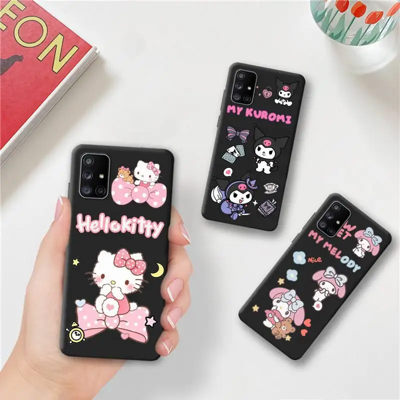 

Cute Hello Kitty Sanrio Kuromi Cinnamonroll Phone Case For Samsung Galaxy A03S A52 A13 A53 A73 A72 A12 A31A81 A30 A32 A71 A51 5G