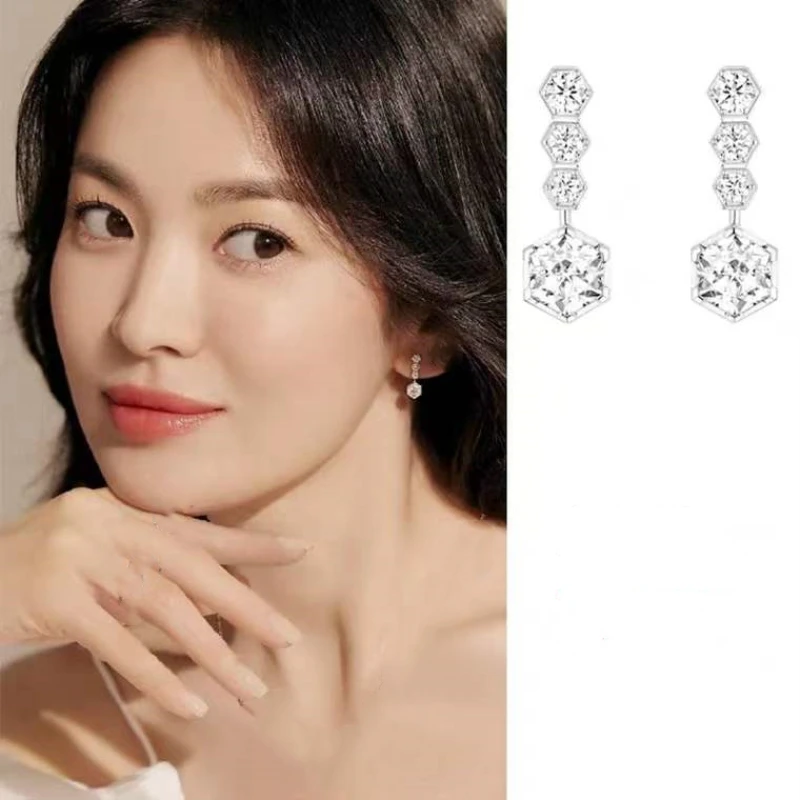 

Now, We Are Breaking Up drama Hye gyo Song same Korean Ear Earrings For Women Girls Pendientes girl gift