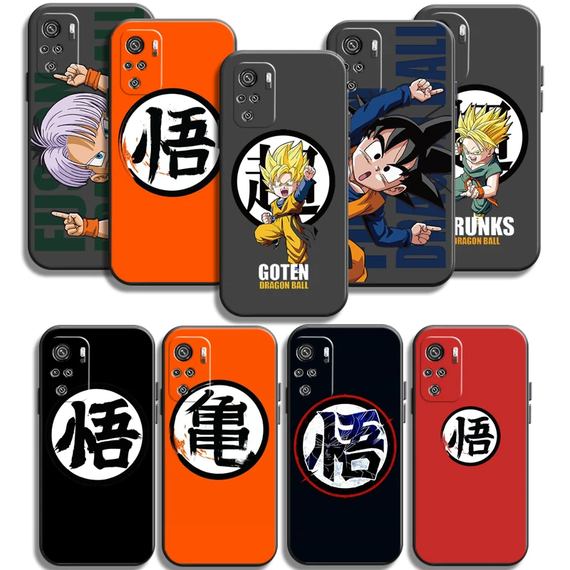 

Dragon Ball Japan Phone Cases For Xiaomi Redmi 10 Note 10 10 Pro 10S Redmi Note 10 5G Funda Carcasa Coque Soft TPU