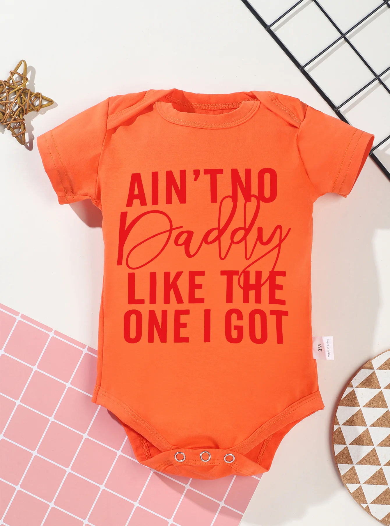 Детский комбинезон в стиле Харадзюку с принтом