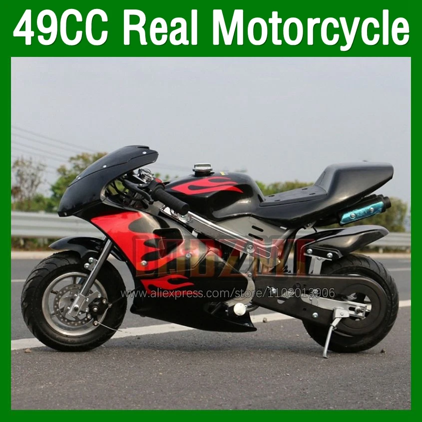 49CC/50CC Mini ATV off-road vehicle Apollo mountain bike small motorcycle 2-Stroke Sports Gasoline Kart Adult Racing Motorbike