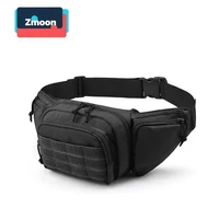nylon khaki black multicam camouflage waistbag shoulder bag