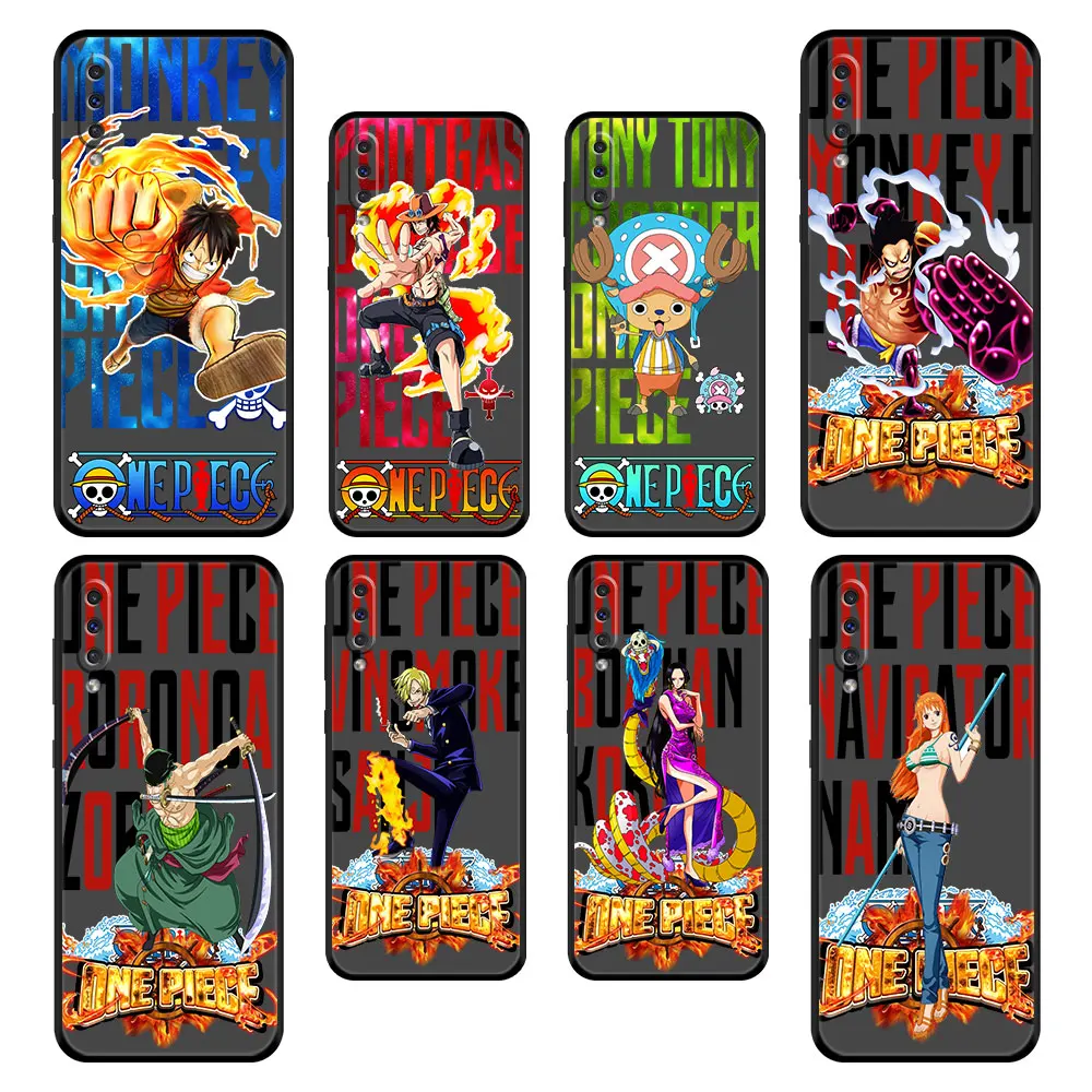 

One Piece Monkey D Luffy Ace Anime Celular Soft Case Cover for Samsung Galaxy A02s A11 A21s A03s A50 A12 A03 Core A13 TPU Phone