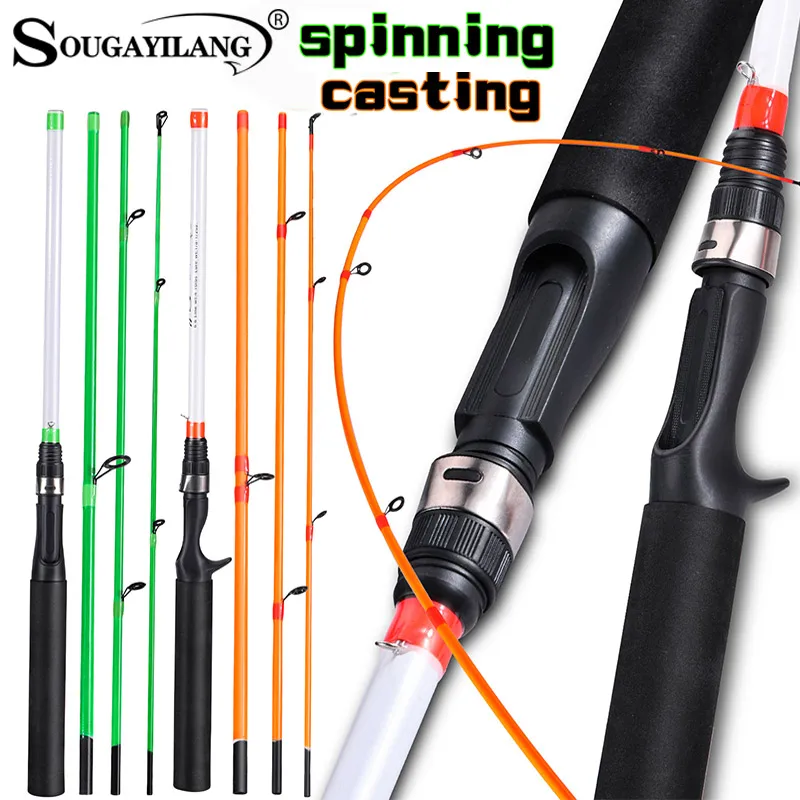 

Sougayilang Fishing rod 1.8/1.98m Carp Rods for Fishing Ultra Light Casting Rod and Pike Spinning Max Drag 5kg Pesca Pole