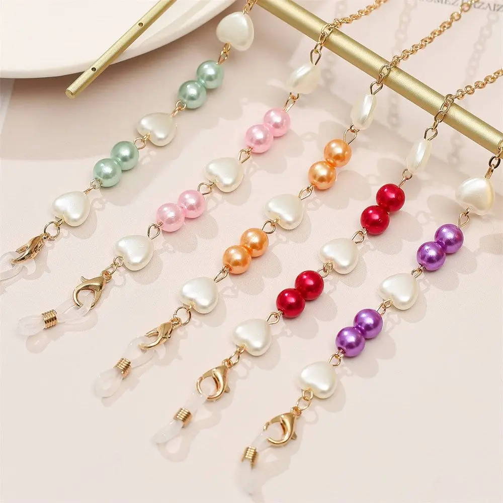 

Fashion Necklace Reading Glasses Cords Metal Glasses Chain Face Cover Lanyards Eyeglasses Holder Pearls Chain