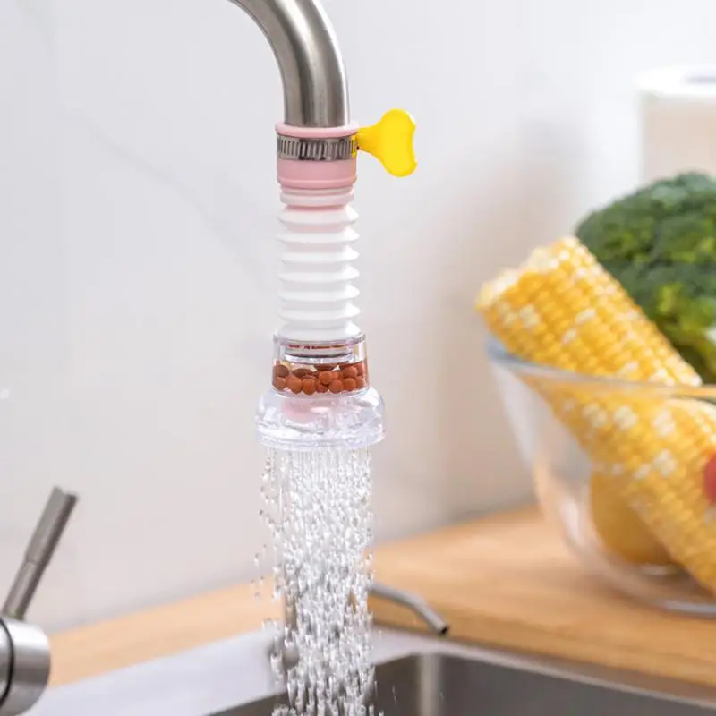 

Kitchen Filter Faucet 360 Adjustable Flexible Faucet Tap Extender Water Saving Sprayer Filter Diffuser Kitchen Accessories