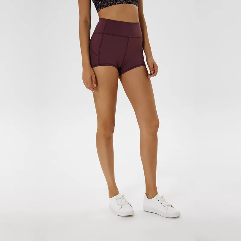 Classic Sports Shorts Leggings Female Stretch Slim Yoga Shorts Running High Waist Hip Tight Pants for Women 2023 New Fashion