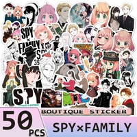 103050pcs anime spy%c3%97family cartoon stickers laptop skateboard luggage fridge waterproof sticker decal kid classic toys gift