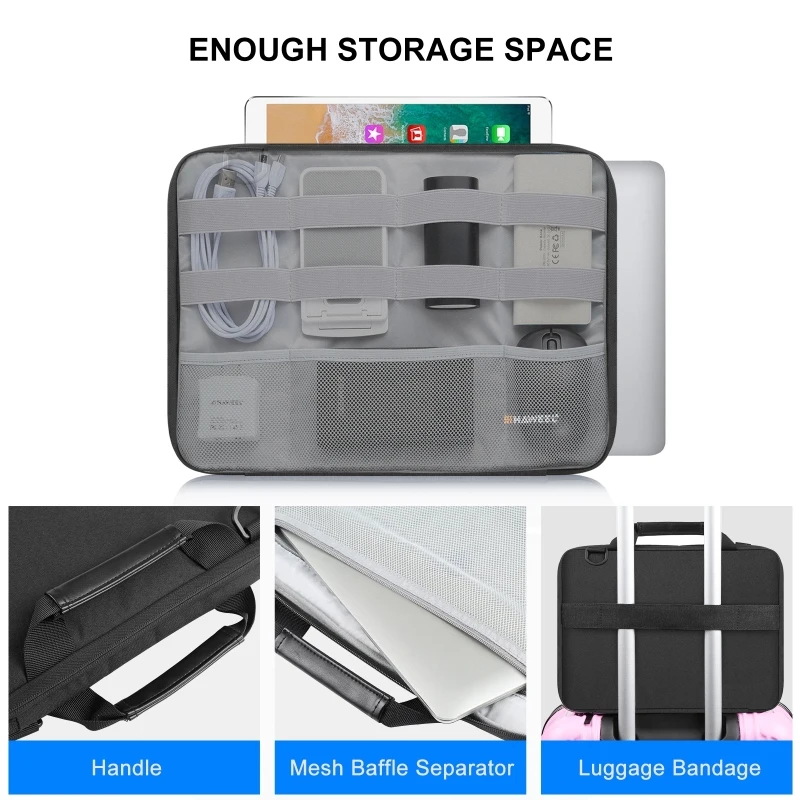 Портативный универсальный чехол сумка для хранения на плечо iPad планшетов