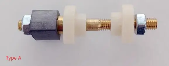 5 шт. YG8 твердосплавный 12*12*12 * ID6 с стержнем для EDM-машины для резки проволоки, контактный разъем питания L12 * W12 * H12 * отверстие 6, wedmпроводящий блок