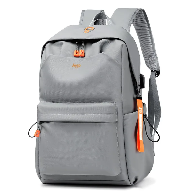 

Large Capacity Waterproof Backpack Men Laptop 15.6 Solid Big High School Bags Teen College Boy Gril Student Knapack