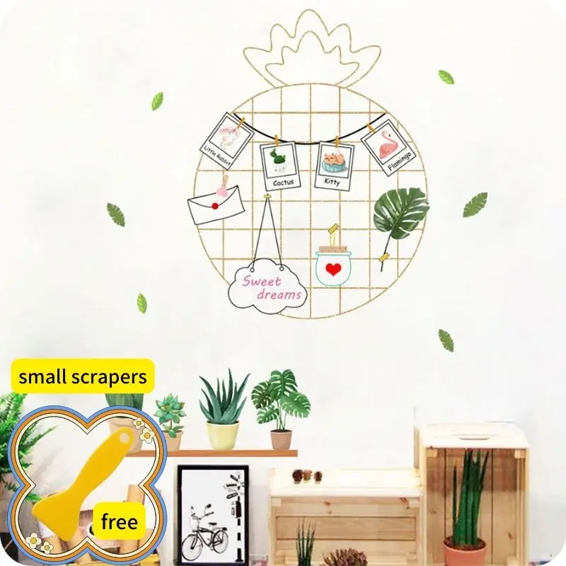 

Mamalook Large Tropical Green Plant Leaves Wall Stickers Home Room Decor Palm Decal PVC Murals