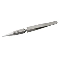 stainless steel ceramic tweezers anti magnetic acid proof precision clamping tweezer contrast conical drop shipping