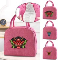 women lunch bag insulated portable camping picnic travel lunch bags food cooler pink bento handbag thermal keep fresh pouch