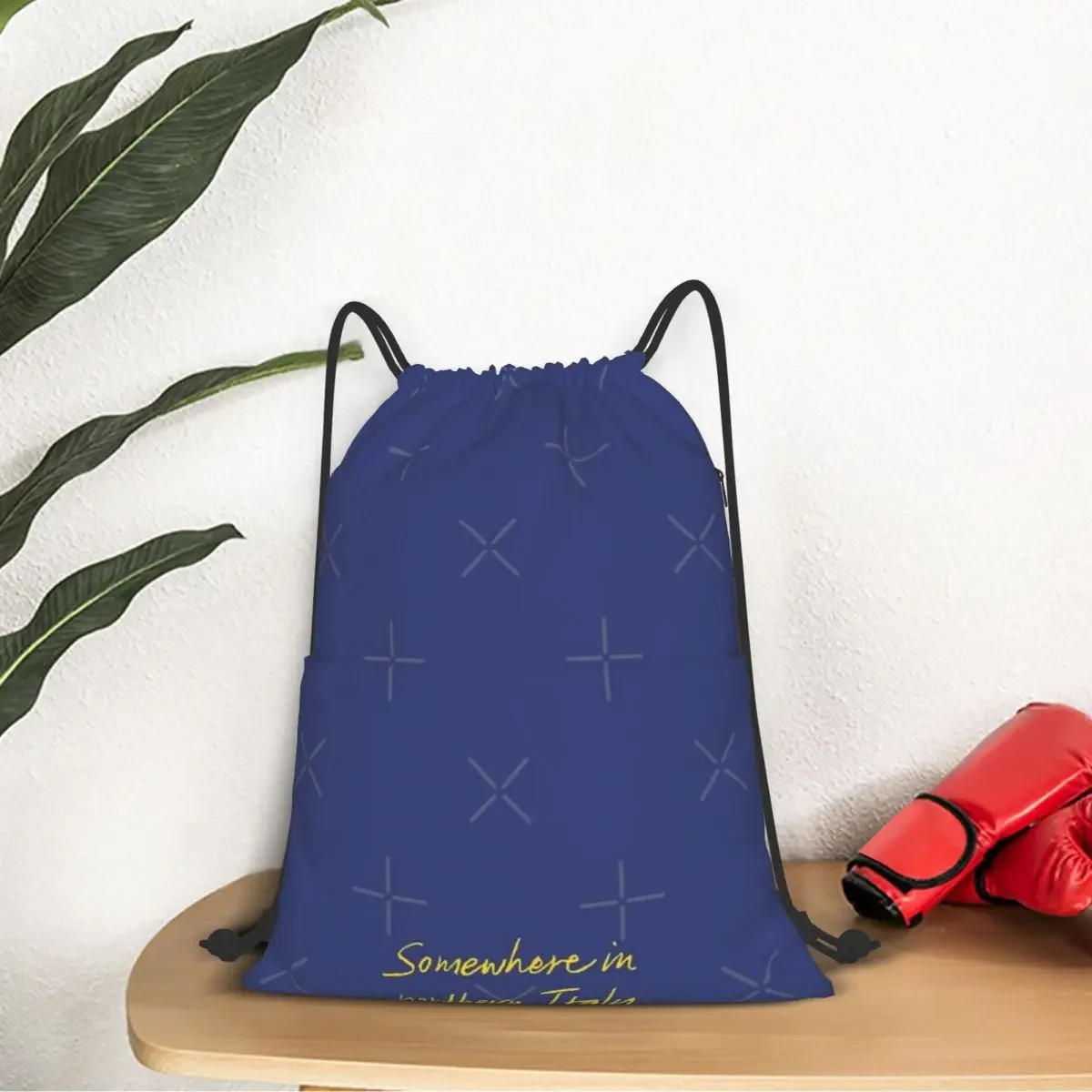 Рюкзак на шнурке где-нибудь в северной Италии сумка через плечо с карманом молнии